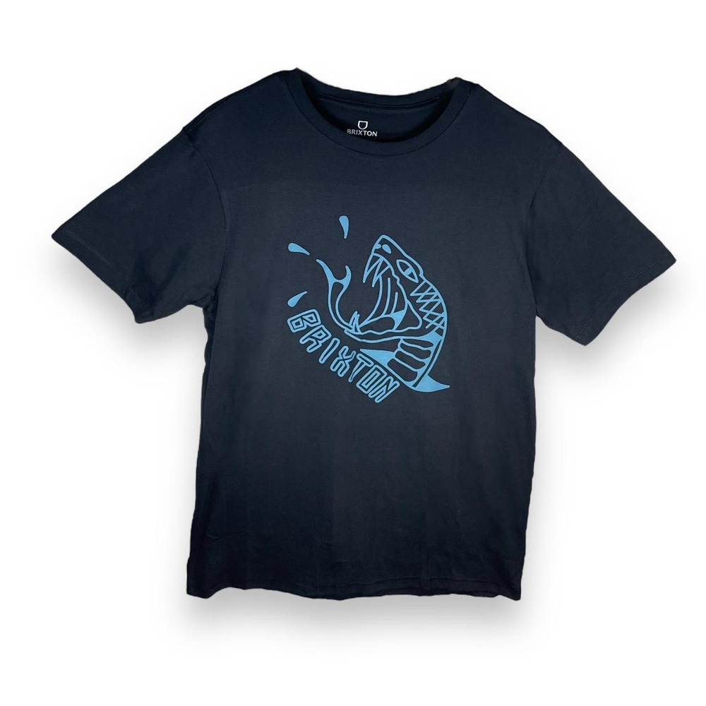 (S) Brixton Black Venom Cobra T-Shirt